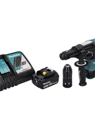 Makita DHR 243 RT1 marteau perforateur à batterie 18 V SDS plus brushless + 1x batterie 5,0 Ah + chargeur