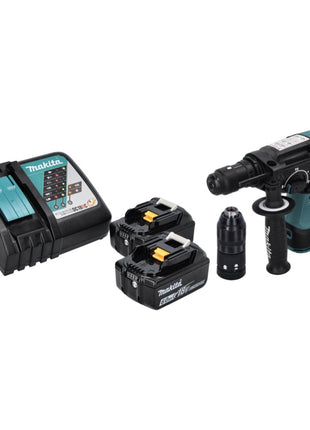 Makita DHR 243 RG Akku Bohrhammer 18 V SDS plus Brushless + 2x Akku 6,0 Ah + Ladegerät