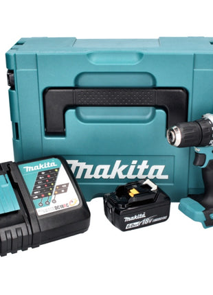 Makita DDF 487 RG1J Akku Bohrschrauber 18 V 40 Nm Brushless + 1x Akku 6,0 Ah + Ladegerät + Makpac - Toolbrothers