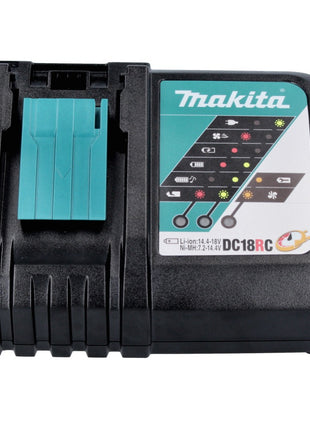 Kit de fuente de alimentación Makita de 18 V con 2 baterías BL 1820 B de 2,0 Ah (2x 197254-9) + cargador DC 18 RC (195584-2)