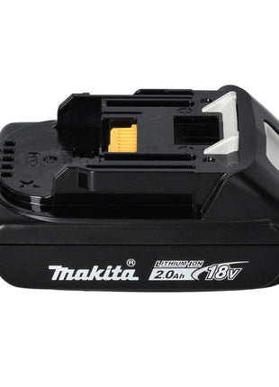 Kit de fuente de alimentación Makita de 18 V con 2 baterías BL 1820 B de 2,0 Ah (2x 197254-9) + cargador DC 18 RC (195584-2)