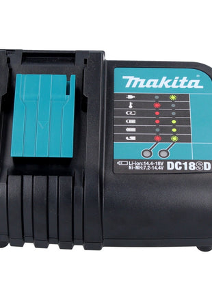 Kit de fuente de alimentación Makita de 18 V con 1 batería BL 1820 B de 2,0 Ah (197254-9) + cargador DC 18 SD (194533-6)