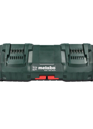 Set básico Metabo 18 V LiHD + 4x baterías 4,0 Ah + cargador ASC 145 DUO + ​​metaBOX