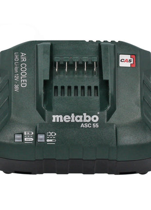 Metabo 18 V LiHD Basis Set + 2x Akku 8,0 Ah + ASC 55 Ladegerät + metaBOX