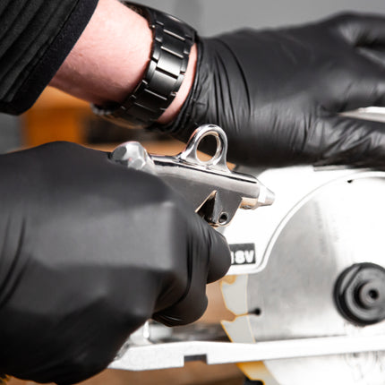 Nitril Einweg Handschuhe in Spenderbox Schwarz / Black 100 Stück Größe S / Small - nicht Steril