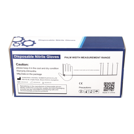 Nitril Einweg Handschuhe in Spenderbox Schwarz / Black 100 Stück Größe S / Small - nicht Steril