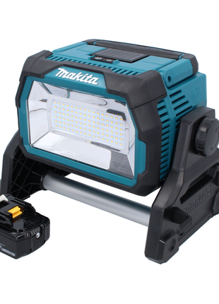 Makita DML 809 M1 Projecteur de chantier LED sur batterie 18 V 10 000 lm + 1x batterie 4,0 Ah - sans chargeur