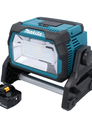 Makita DML 809 T1 Akku LED Baustrahler 18 V 10000 lm + 1x Akku 5,0 Ah - ohne Ladegerät