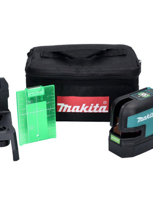 Makita SK 106 GDZ laser à lignes croisées à batterie laser à points de croix vert 12 V Solo - sans batterie, sans chargeur