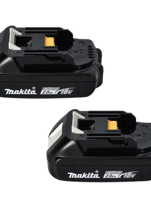 Makita Power Source Kit 18 V avec 2x BL 1820 B batterie 2,0 Ah ( 2x 197254-9 ) + DC 18 RE Multi fast charger ( 198720-9 ) + Makpac