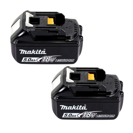 Makita Power Source Kit 18 V mit 2x BL 1850 B 5,0 Ah Akku ( 197280-8 ) + DC 18 SH Doppel Ladegerät ( 199687-4 )