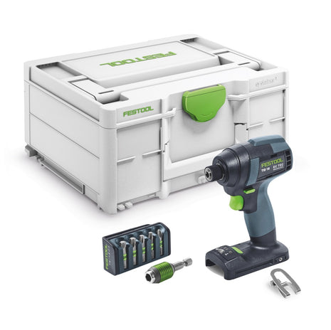 Festool TID 18-Basic Akku Schlagschrauber 18 V 180 Nm 1/4" ( 576481 ) + 6 tlg. Bitset + Systainer - ohne Akku, ohne Ladegerät