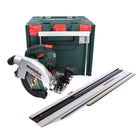 Metabo KS 18 LTX 66 BL Set Akku Handkreissäge 18 V 165 mm ( 691194000 ) + Kappschiene + metaBOX - ohne Akku, ohne Ladegerät