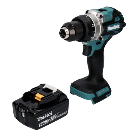 Makita DDF 486 T1 Perceuse-visseuse sans fil 18 V 130 Nm Brushless + 1x batterie 5,0 Ah - sans chargeur