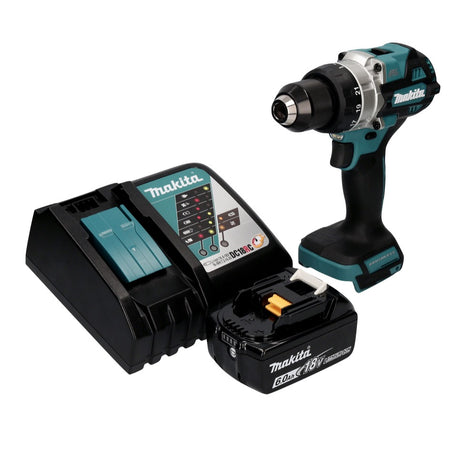 Makita DDF 486 RG1 Perceuse-visseuse sans fil 18 V 130 Nm Brushless + 1x batterie 6,0 Ah + chargeur