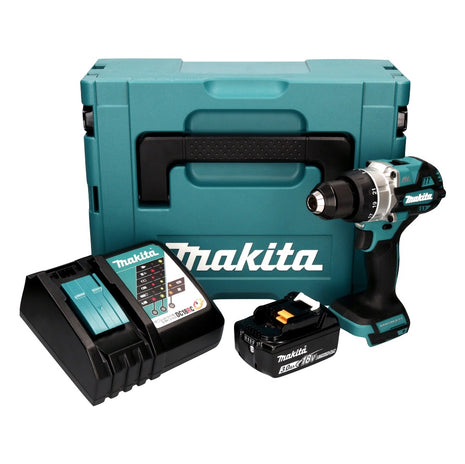 Makita DDF 486 RF1J Akku Bohrschrauber 18 V 130 Nm Brushless + 1x Akku 3,0 Ah + Ladegerät + Makpac