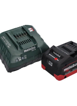 Metabo AS 18 HEPA PC Compact Akku Sauger 18 V 6 l Nass und Trocken Sauger mit Blasfunktion + 1x Akku 8,0 Ah + Ladegerät