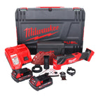 Milwaukee M18 FMT-202X FUEL Akku Multitool 18 V Brushless + 2x Akku 2,0 Ah + Ladegerät + 7 tlg. Zubehör Set + HD Box