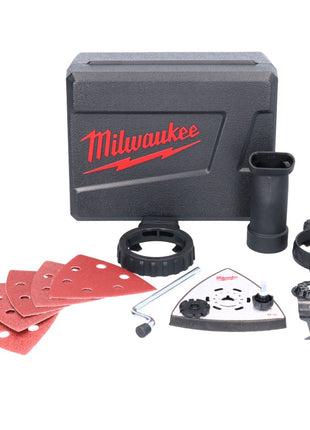 Milwaukee M18 FMT-202X FUEL Akku Multitool 18 V Brushless + 2x Akku 2,0 Ah + Ladegerät + 7 tlg. Zubehör Set + HD Box