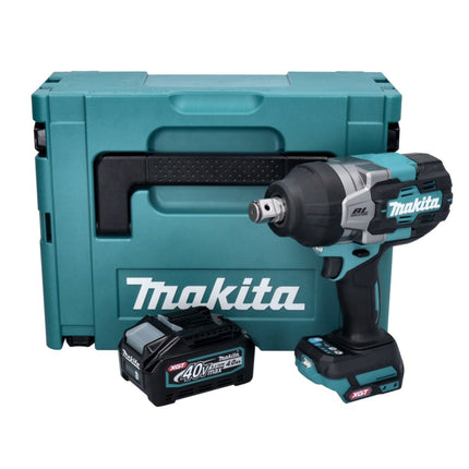 Makita TW 001 GM101 Akku Schlagschrauber 40 V max. 1800 Nm Brushless XGT + 1x Akku 4,0 Ah + Makpac - ohne Ladegerät