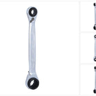 KS TOOLS 4 in 1 GEARplus umschaltbar Doppel-Ratschenringschlüssel, 10x13x17x19mm ( 503.4565 ) - Toolbrothers