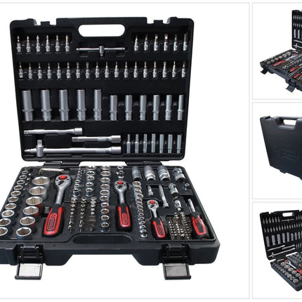 KS TOOLS 1/4"+3/8"+1/2" Steckschlüssel-Satz, 179-tlg ( 917.0779 ) - Toolbrothers