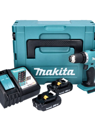 Makita DDF 453 RAJ perceuse-visseuse sans fil 18 V 42 Nm + 2x batteries 2,0 Ah + chargeur + Makpac