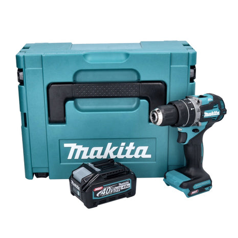 Makita HP 002 GM101 perceuse à percussion sans fil 40 V 64 Nm sans balai + 1x batterie 4,0 Ah + Makpac - sans chargeur