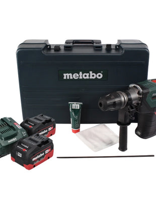 Metabo KHA 18 LTX BL 40 martillo combinado a batería 18 V 8,6 J SDS max sin escobillas + 2x batería 5,5 Ah + cargador + maletín