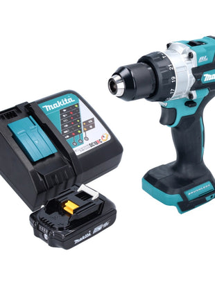 Makita DHP 486 RA1 Akku Schlagbohrschrauber 18 V 130 Nm Brushless + 1x Akku 2,0 Ah + Ladegerät