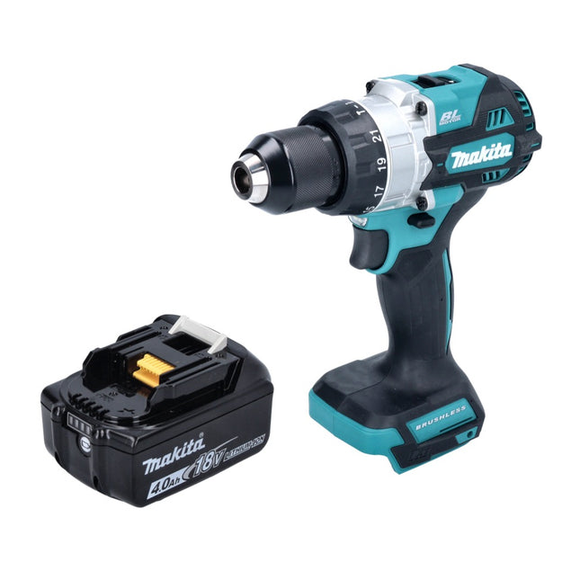 Makita DHP 486 M1 Akku Schlagbohrschrauber 18 V 130 Nm Brushless + 1x Akku 4,0 Ah - ohne Ladegerät