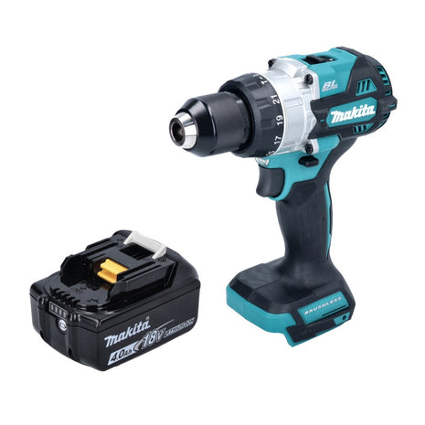 Makita DHP 486 M1 akumulatorowa wiertarko-wkrętarka udarowa 18 V 130 Nm bezszczotkowa + 1x akumulator 4,0 Ah - bez ładowarki