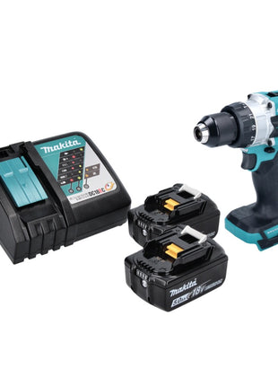 Makita DHP 486 RT Akku Schlagbohrschrauber 18 V 130 Nm Brushless + 2x Akku 5,0 Ah + Ladegerät