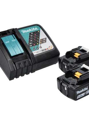 Makita DHP 486 RT Akku Schlagbohrschrauber 18 V 130 Nm Brushless + 2x Akku 5,0 Ah + Ladegerät