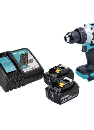 Makita DHP 486 RG Akku Schlagbohrschrauber 18 V 130 Nm Brushless + 2x Akku 6,0 Ah + Ladegerät