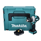 Makita DHP 486 A1J Akku Schlagbohrschrauber 18 V 130 Nm Brushless + 1x Akku 2,0 Ah + Makpac - ohne Ladegerät