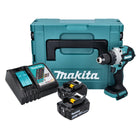 Makita DHP 486 RTJ Akku Schlagbohrschrauber 18 V 130 Nm Brushless + 2x Akku 5,0 Ah + Ladegerät + Makpac