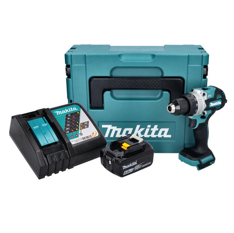 Makita DHP 486 RG1J Akku Schlagbohrschrauber 18 V 130 Nm Brushless + 1x Akku 6,0 Ah + Ladegerät + Makpac