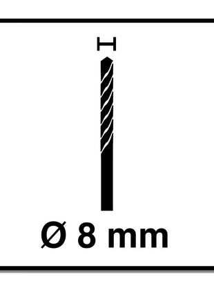 Alpen Profi Multicut PM Hartmetall Mehrzweckbohrer 8,0 x 120 mm - Toolbrothers