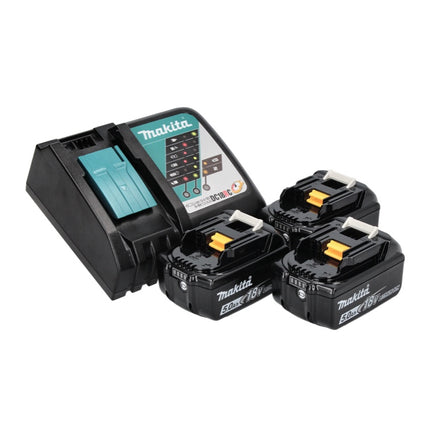 Makita DDF 484 RT3J Akku Bohrschrauber 18 V 54 Nm Brushless + 3x Akku 5,0 Ah + Ladegerät + Makpac