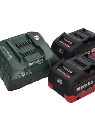 Metabo SSD 18 LT 200 BL Atornillador de impacto a batería 18 V 200 Nm 1/4" sin escobillas + 2x batería 5,5 Ah + cargador + metaBOX