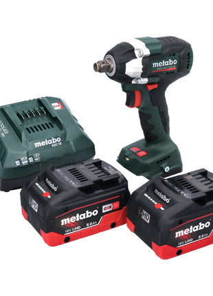 Metabo SSW 18 LT 300 BL Akku Schlagschrauber 18 V 300 Nm 1/2" Brushless + 2x Akku 8,0 Ah + Ladegerät