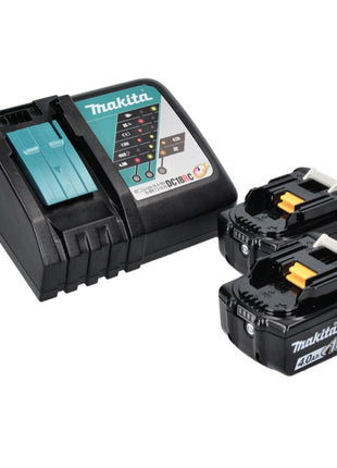 Aspirateur sans balais Makita DCL 501 RM 18 V + 2x batteries 4,0 Ah + chargeur + accessoires