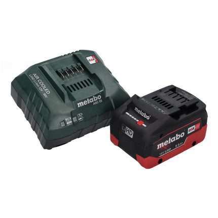 Metabo SXA 18 LTX 125 BL Akku Exzenterschleifer 18 V 125 mm Brushless + 1x Akku 5,5 Ah + Ladegerät + metaBOX