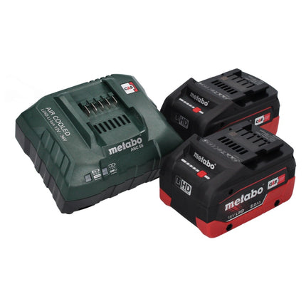 Metabo SXA 18 LTX 125 BL Akku Exzenterschleifer 18 V 125 mm Brushless + 2x Akku 8,0 Ah + Ladegerät + metaBOX