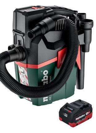 Metabo AS 18 L PC Compact Akku Sauger 18 V 6 l IPX4 Staubklasse L Nass und Trocken + 1x Akku 5,5 Ah - ohne Ladegerät