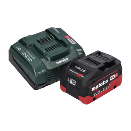 Metabo AS 18 L PC Compact Akku Sauger 18 V 6 l IPX4 Staubklasse L Nass und Trocken + 1x Akku 5,5 Ah + Ladegerät