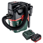 Metabo AS 18 L PC Compact Akku Sauger 18 V 6 l IPX4 Staubklasse L Nass und Trocken + 1x Akku 8,0 Ah + Ladegerät