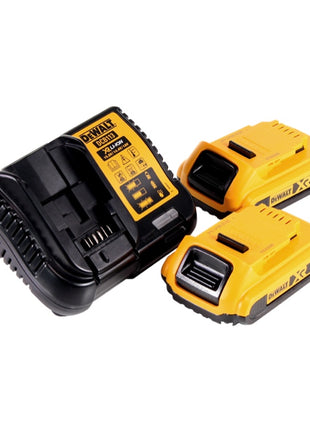 DeWalt DCL 045 D2 Akku Lampe LED KFZ Leuchte 12 / 18 V 1700 lm 0-360 Grad drehbare Halterung + 2x Akku 2,0 Ah + Ladegerät