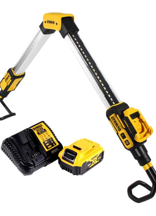 DeWalt DCL 045 P1 Akku Lampe LED KFZ Leuchte 12 / 18 V 1700 lm 0-360 Grad drehbare Halterung + 1x Akku 5,0 Ah + Ladegerät